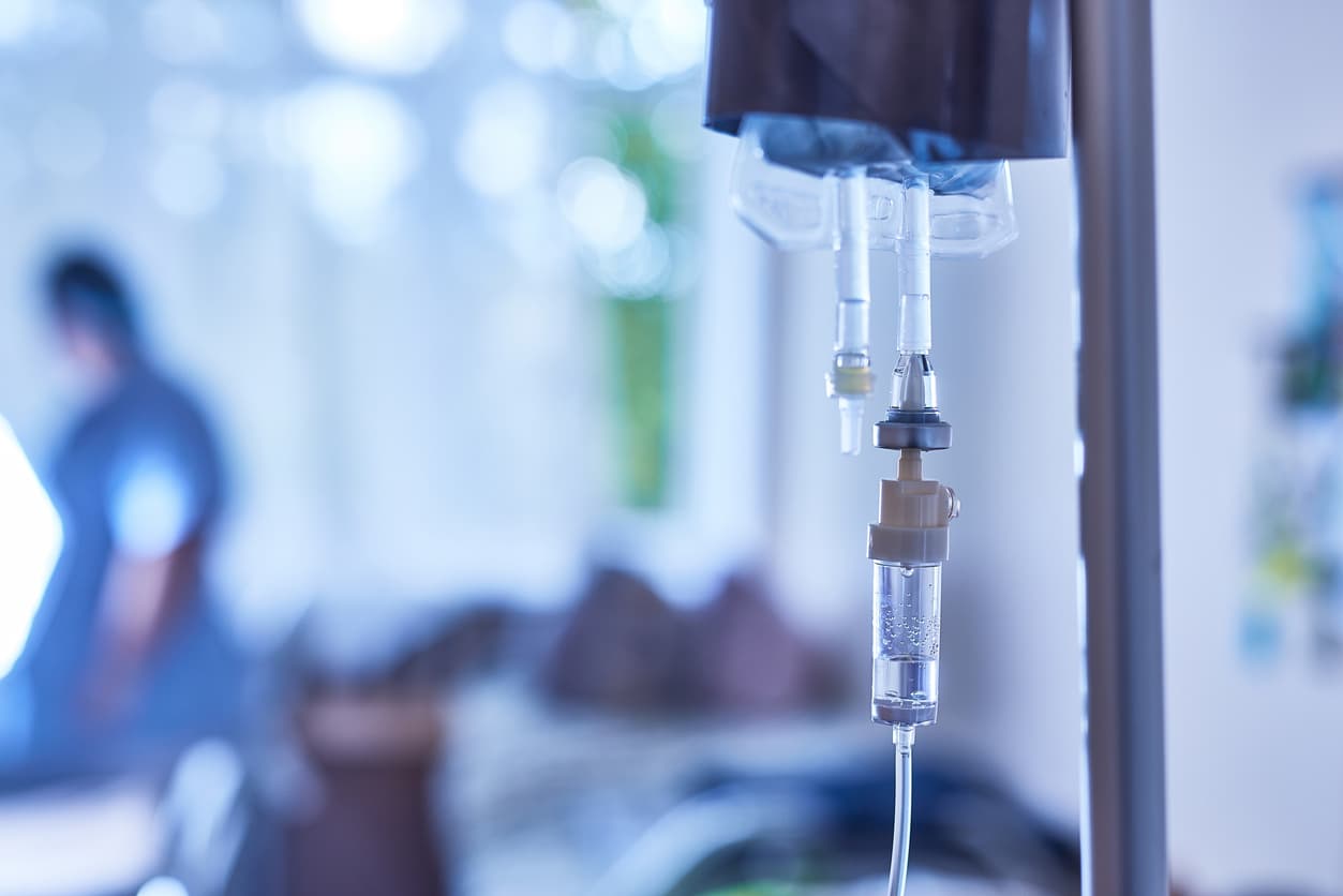 IV infusion equipment used for prescribed intravenous therapy